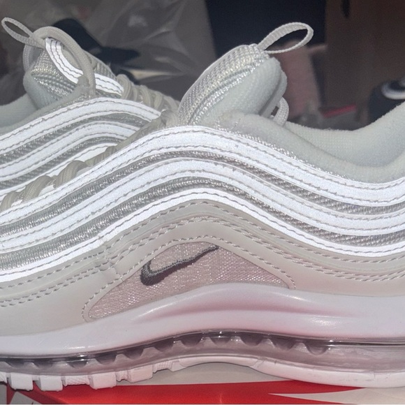 Nike Shoes - Nike Air Max 97 White and Cream Sneakers
